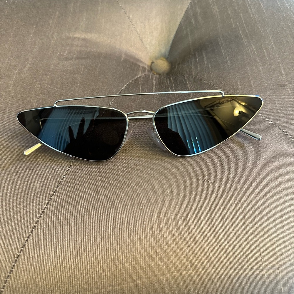 Prada Silver Cat Eye Sunglasses - Brand New
